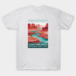 Canyonlands National Park, Utah, US Watercolor Poster T-Shirt